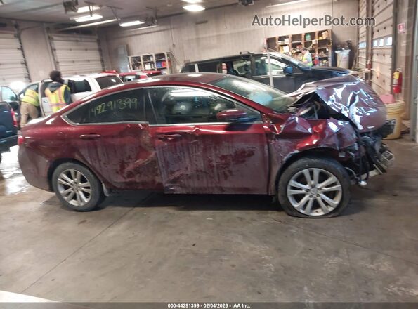 1C3CCCAB4GN117474 2016 CHRYSLER 200 Burgundy Սալոնի հետևի տեսք