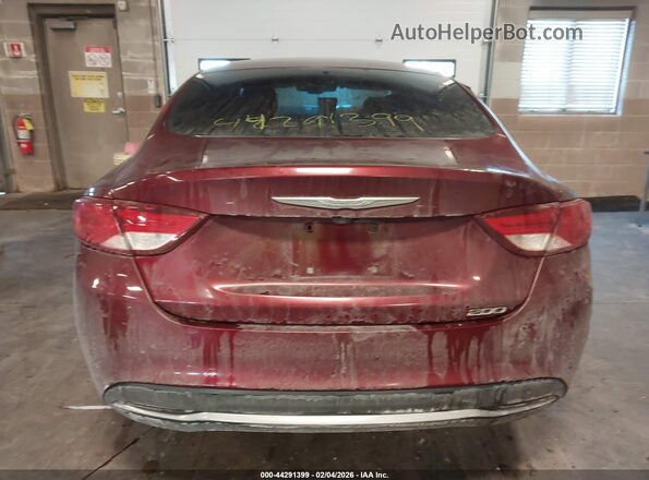 1C3CCCAB4GN117474 2016 CHRYSLER 200 Burgundy 