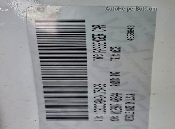 1C3CCCAB4GN175469 2016 CHRYSLER 200 White 