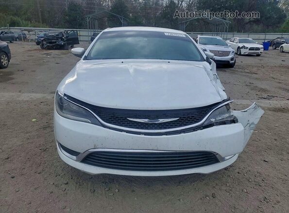1C3CCCAB6GN103527 2016 CHRYSLER 200 Белый Вид спереди