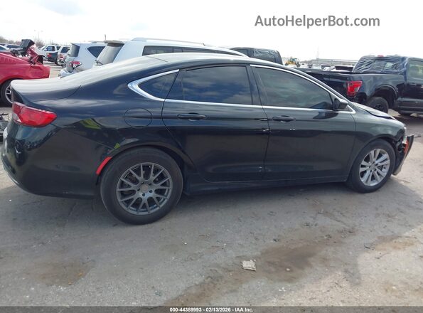 1C3CCCAB9GN123657 2016 CHRYSLER 200 Black Vista interior trasera