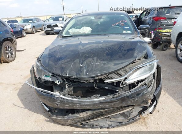 1C3CCCAB9GN123657 2016 CHRYSLER 200 Black Vista del cuadro de instrumentos
