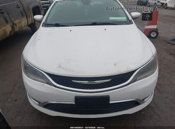 1C3CCCAB9GN149028 2016 CHRYSLER 200 Белый Вид щитка приборов