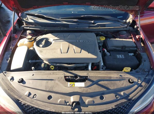 1C3CCCBG2GN130587 2016 CHRYSLER 200 Red უკანა ხედი
