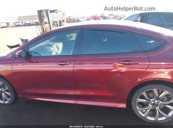 1C3CCCBG2GN130587 2016 CHRYSLER 200 Red სალონის 360-გრადუსიანი ხედი