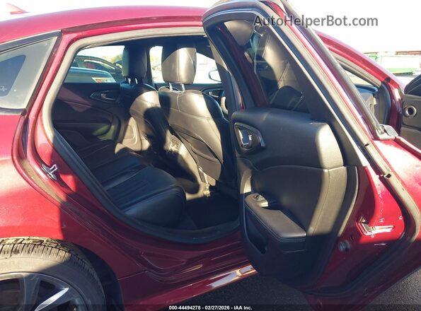 1C3CCCBG2GN130587 2016 CHRYSLER 200 Red VIN კოდის სტიკერის ხედი