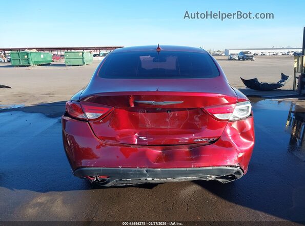 1C3CCCBG2GN130587 2016 CHRYSLER 200 Red 