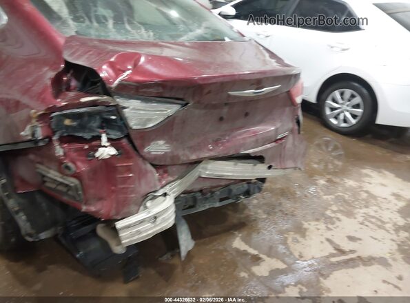 1C3CCCFB5HN508241 2017 CHRYSLER 200 Бордовый Вид спереди