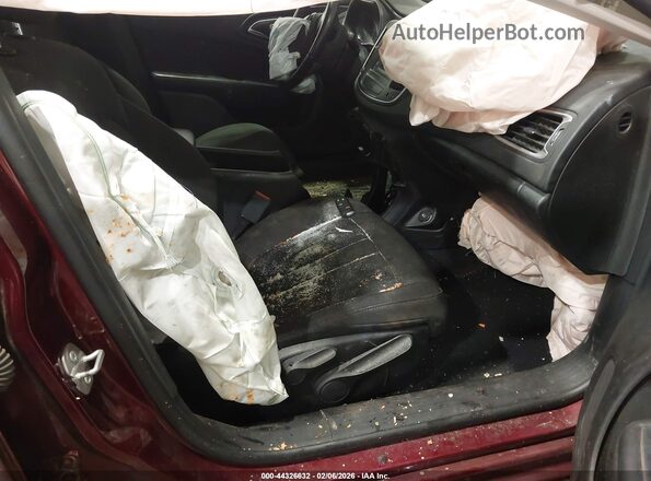1C3CCCFB5HN508241 2017 CHRYSLER 200 Бордовый Вид салона спереди