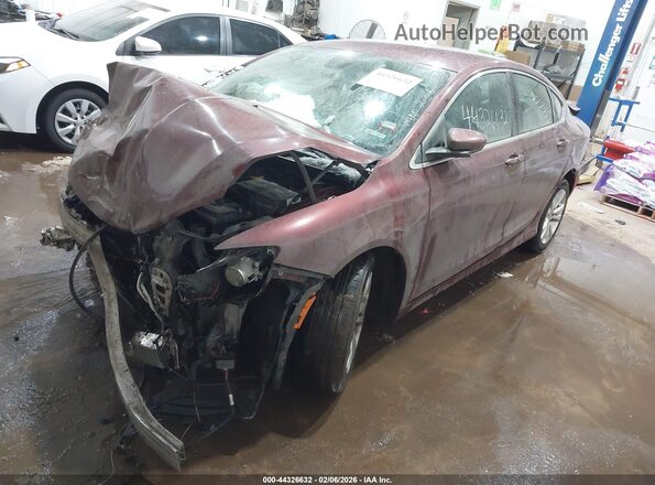 1C3CCCFB5HN508241 2017 CHRYSLER 200 Бордовый Передняя левая четверть
