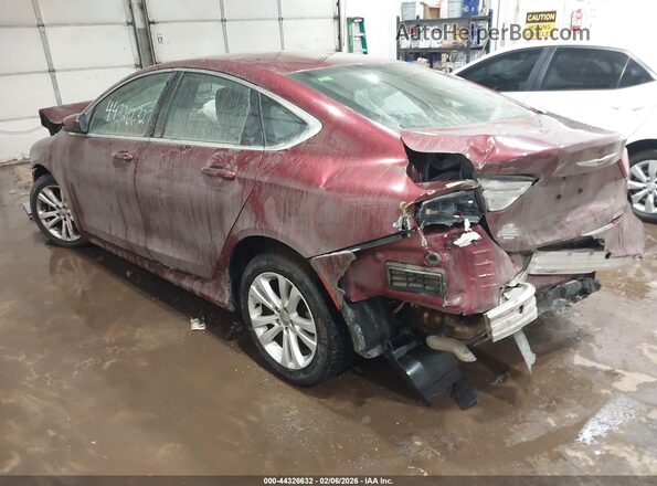 1C3CCCFB5HN508241 2017 CHRYSLER 200 Бордовый Задняя левая четверть