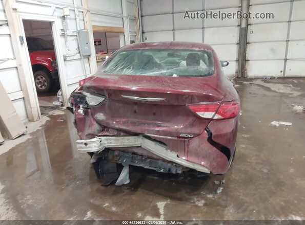 1C3CCCFB5HN508241 2017 CHRYSLER 200 Бордовый 