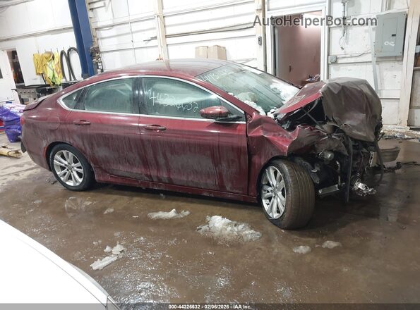 1C3CCCFB5HN508241 2017 CHRYSLER 200 Бордовый Вид задней части салона