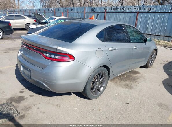 1C3CDFAA0GD530942 2016 DODGE DART Gray Rear right