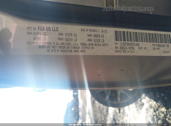 1C3CDFBB4GD531602 2016 DODGE DART Black ძრავის განყოფილების ხედი
