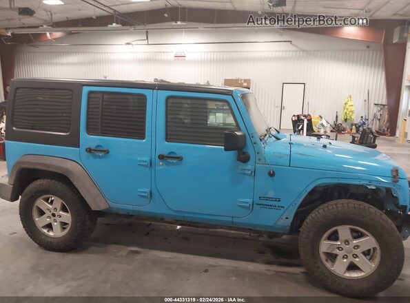 1C4BJWDG4HL624040 2017 JEEP WRANGLER UNLIMITED Синий Панорамный вид салона 360°