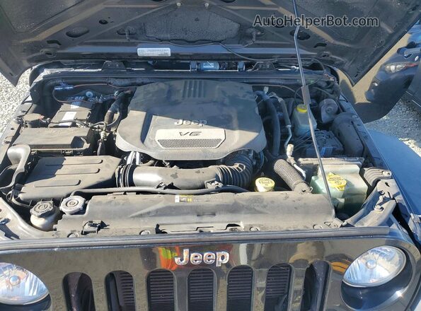1C4BJWDG7HL514664 2017 JEEP WRANGLER Black ძრავის განყოფილების ხედი