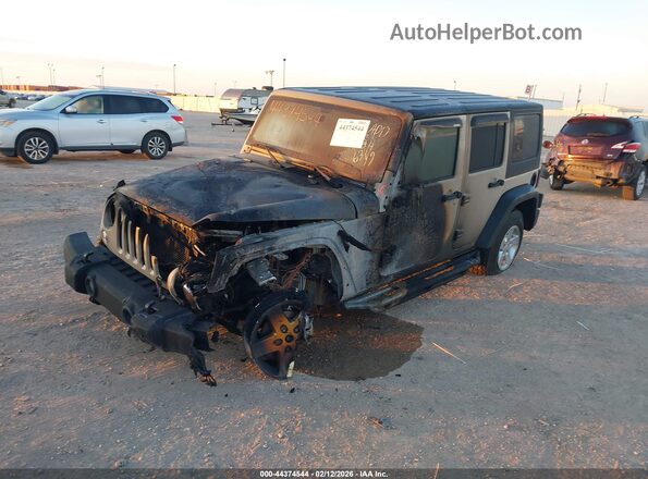 1C4BJWDG8GL316349 2016 JEEP WRANGLER UNLIMITED Tan Przód lewy
