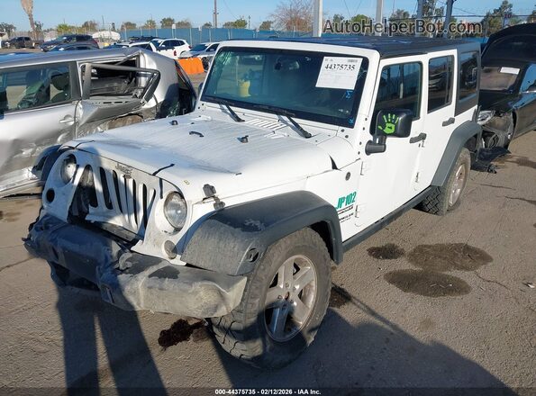 1C4BJWDG9GL196948 2016 JEEP WRANGLER UNLIMITED White Առջևի ձախ երեք քառորդ տեսարան