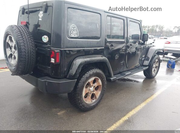 1C4BJWEG2HL679035 2017 JEEP WRANGLER UNLIMITED Black Tył prawy