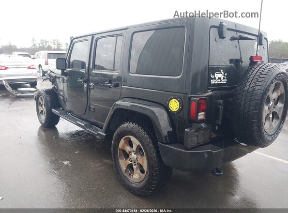 1C4BJWEG2HL679035 2017 JEEP WRANGLER UNLIMITED Black Tył lewy