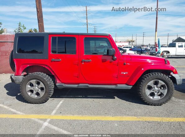 1C4BJWEG4JL935682 2018 JEEP WRANGLER Red 