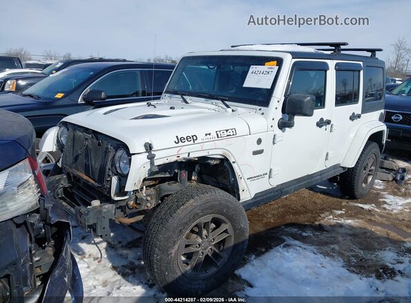 1C4BJWEG8GL336924 2016 JEEP WRANGLER UNLIMITED White წინა მარცხენა ხედი სამი მეოთხედიდან