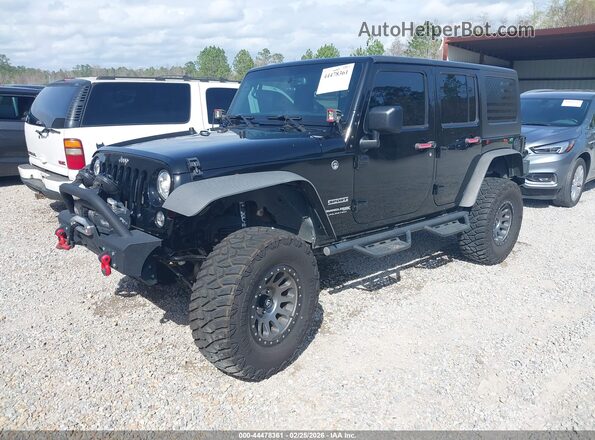1C4HJWDG4JL911894 2018 JEEP WRANGLER Black Առջևի ձախ երեք քառորդ տեսարան