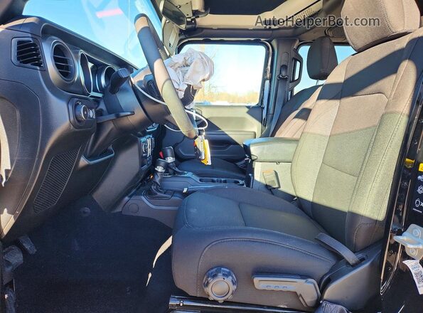 1C4HJXDG5PW647100 2023 JEEP WRANGLER Черный Вид салона спереди