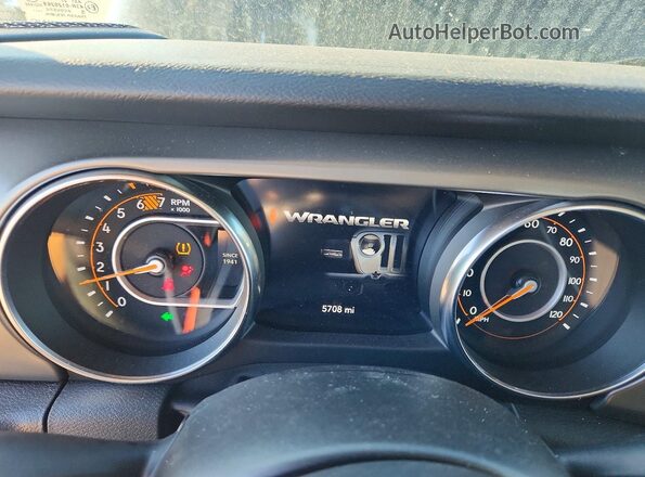 1C4HJXDG5PW647100 2023 JEEP WRANGLER Черный Вид щитка приборов