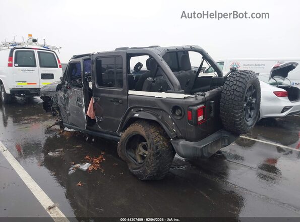 1C4HJXDG9NW215798 2022 JEEP WRANGLER UNLIMITED Серый Задняя левая четверть