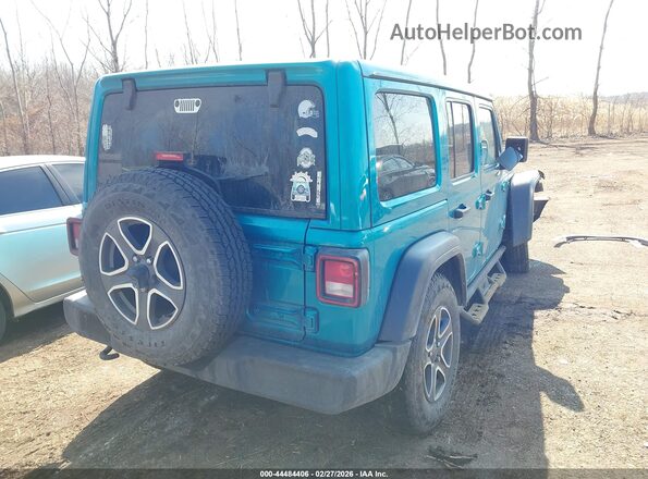 1C4HJXDN3LW337486 2020 JEEP WRANGLER UNLIMITED Green Tył prawy