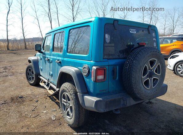 1C4HJXDN3LW337486 2020 JEEP WRANGLER UNLIMITED Green Tył lewy