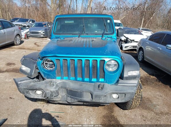 1C4HJXDN3LW337486 2020 JEEP WRANGLER UNLIMITED Green Widok deski rozdzielczej
