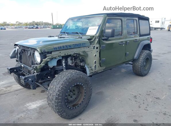 1C4HJXDN3MW596142 2021 JEEP WRANGLER UNLIMITED Green 