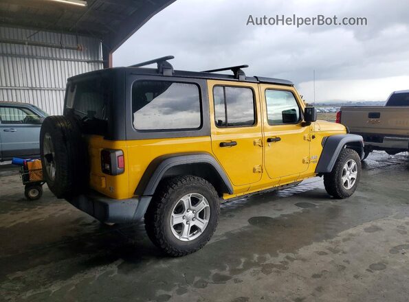 1C4HJXDN4KW638072 2019 JEEP WRANGLER Yellow 