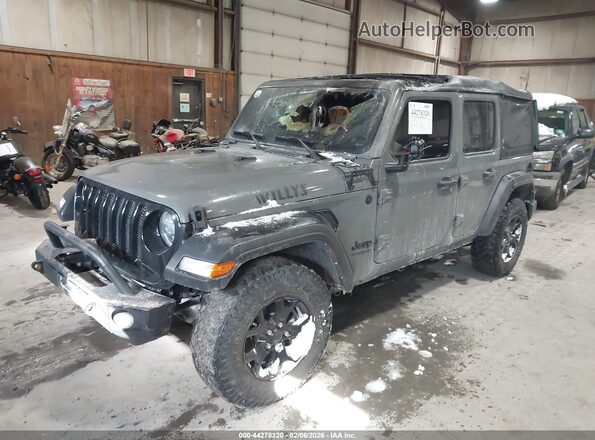 1C4HJXDN8NW207190 2022 JEEP WRANGLER UNLIMITED Gray 