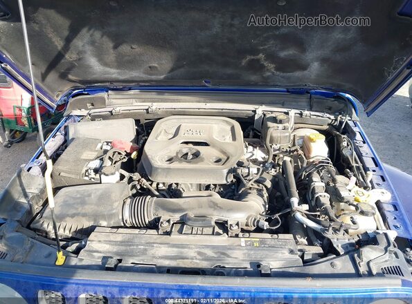 1C4HJXEN0LW267945 2020 JEEP WRANGLER UNLIMITED Blue Հետևի տեսք