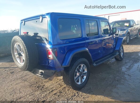1C4HJXEN2LW221033 2020 JEEP WRANGLER Blue Rear right