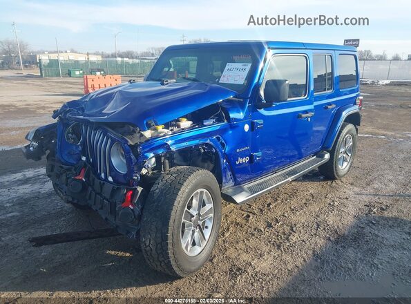 1C4HJXEN2LW221033 2020 JEEP WRANGLER Blue Front left