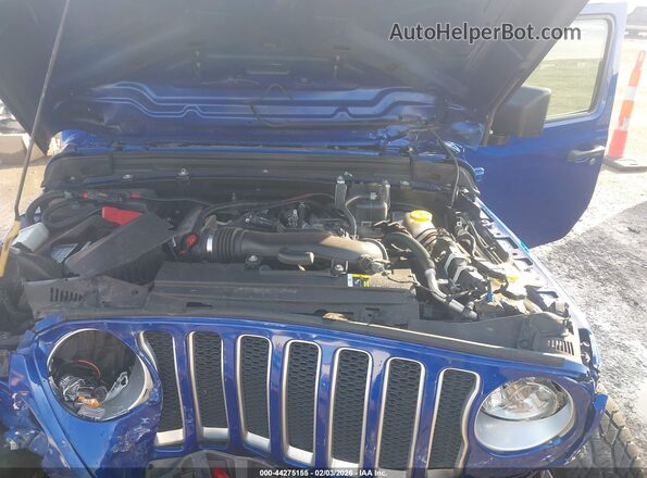 1C4HJXEN2LW221033 2020 JEEP WRANGLER Blue Rear view