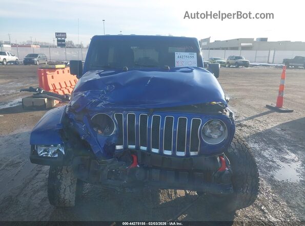 1C4HJXEN2LW221033 2020 JEEP WRANGLER Blue Instrument cluster view