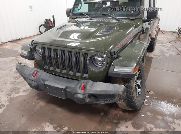 1C4HJXFG3MW589092 2021 JEEP WRANGLER UNLIMITED Зеленый Вид спереди