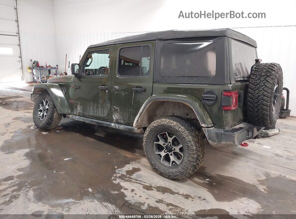 1C4HJXFG3MW589092 2021 JEEP WRANGLER UNLIMITED Зеленый Задняя левая четверть