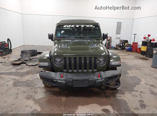 1C4HJXFG3MW589092 2021 JEEP WRANGLER UNLIMITED Зеленый Вид задней части салона