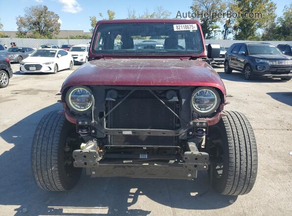1C4JJXP65NW170976 2022 JEEP WRANGLER Red Դիմացի տեսք