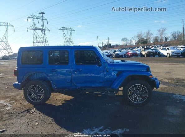 1C4JJXP65NW221022 2022 JEEP WRANGLER Blue უკანა სალონის ხედი