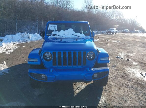 1C4JJXP65NW221022 2022 JEEP WRANGLER Blue ხელსაწყოთა პანელის ხედი