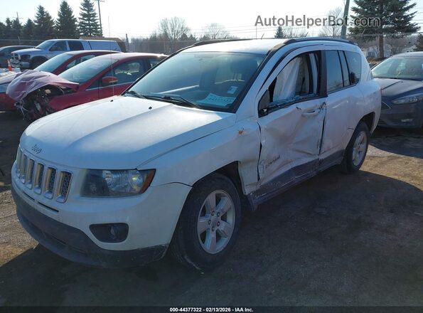 1C4NJCEB6HD160371 2017 JEEP COMPASS White Vista tres cuartos delantera izquierda