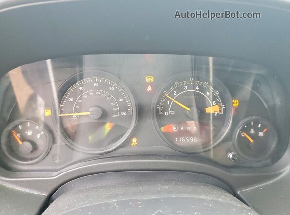 1C4NJDBB3GD778319 2016 JEEP COMPASS Silver ხელსაწყოთა პანელის ხედი